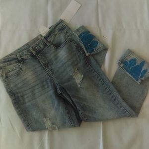 Stitch Play Denim Skinny Jeans
